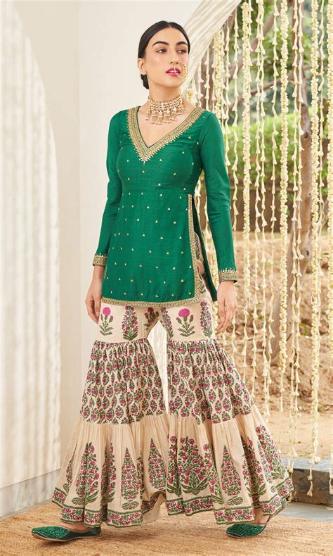 Mirzya - Mughal Sharara Set - Set of 3 – Ridhiiee Suuri
