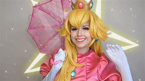 Video Game Princess Wig Princess Peach Costume Peach