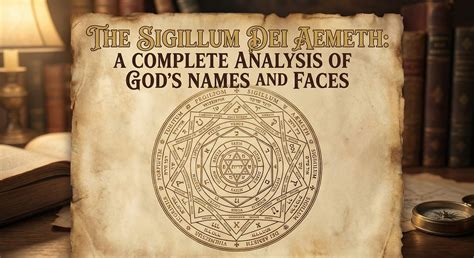 The Sigillum Dei Aemeth: A Complete Analysis of God's Names and Faces