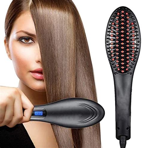 RADISSON Hair Electric Comb Brush 3 in 1 Ceramic Fast Hair Straightener ...