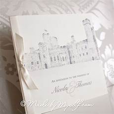 Castle Wedding Invitations by Peckforton Castle Pocketfold Wedding Invitation Includes Castle Wedding Invitations