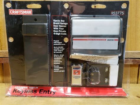 craftsman garage door opener