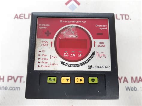 Circutor synchromax pid speed control – Aeliya Marine