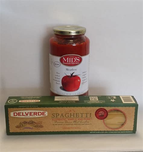 Amazon.com : Mid's Homestyle Pasta Sauce and Pasta Pack (Meatless ...