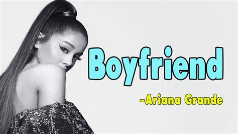 Ariana Grande, Social House - boyfriend(Lyrics) | 7 Bell Music - YouTube