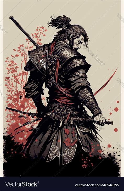 Samurai Warrior Drawings Art