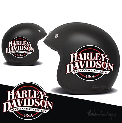 Harley Davidson Motorcycle Helmet Stickers Oficial Online | www ...