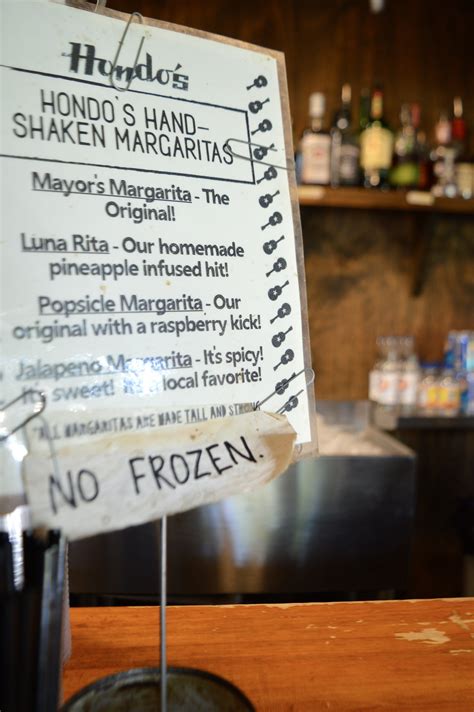 Info — Hondo's on Main