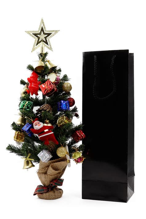 reprodesign Şişe Boy Premium Siyah Karton Çanta 12 X 35 X 8 Cm Karton ...