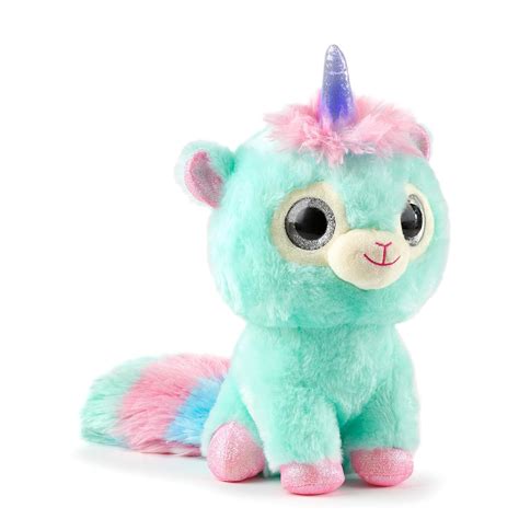 Buy WowWee Ploosh Glowcorns - Llamacorn Interactive Plush with Light-up ...