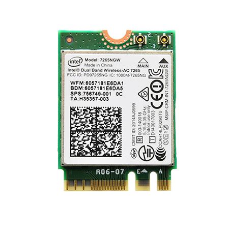 Intel® Dual Band Wireless-AC 7265