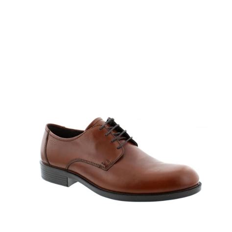 ECCO Harold Mens Leather Derby - County Shoes Dorchester