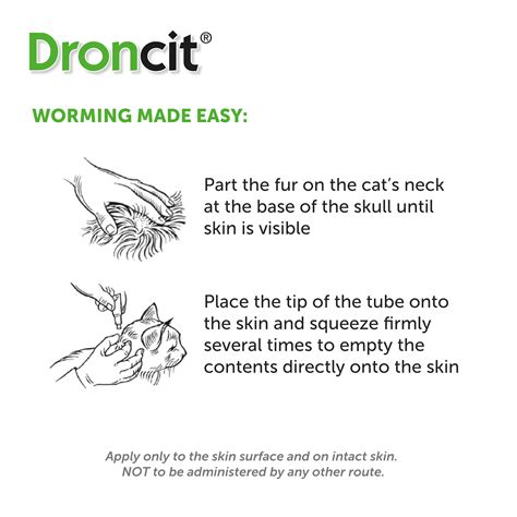 Droncit Spot On Wormer Pack Of 4 | The PharmPet Co