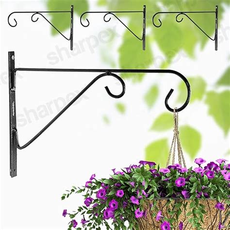 Sharpex Wall Mounted Metal Bracket | Decorative Wall Hook Plant Hanger ...