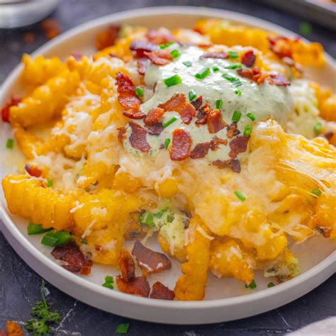 Loaded Cheese Fries Cheese & Bacon Loaded Fries