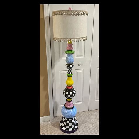 Whimsical Painted Floor Lamp Painted Lamp Floor Lamp Custom - Etsy ...
