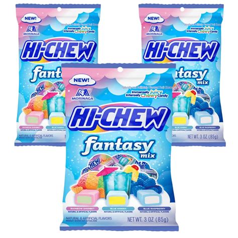 Buy Hi Chew Candy Fantasy Mix - Rainbow Set, Blue Hawaii, and Blue ...