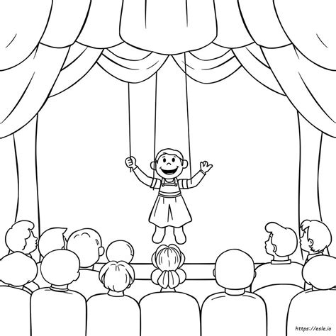 Puppet Coloring Pages 的图像结果