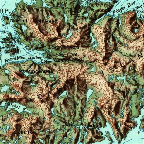 Adak, AK (1951, 250000-Scale) Map by United States Geological Survey ...