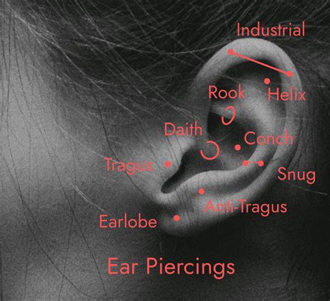 17 Types of Ear Piercings: Ear Piercing Names, Healing, Cost, Jewelry ...