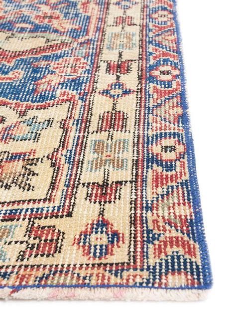 PAE-5037 vintage red and orange Hand Knotted wool Rugs - Jaipur Rugs India