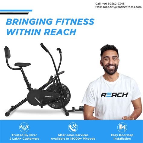 Reach AB-110 BST Air Bike Exercise Cycle with Moving or Stationary ...