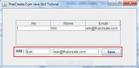 Image result for Add Content Java JTable