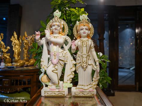Marble RadhaKrishna 18" – Kirtan Arts