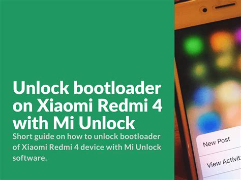 Image result for Unlock Redmi Note 4 Bootloader