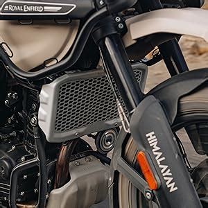 Royal Enfield KXA00404 Silver Raditor Guard for New Himalayan ...
