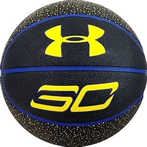 Under Armour Steph Curry Player Basketball, Blue/Black, Mini Size 3 ...