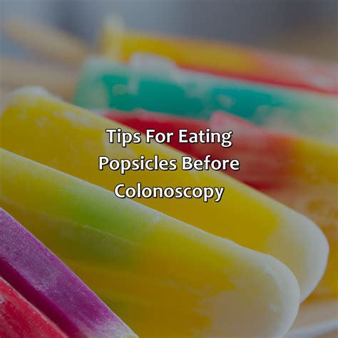 What Color Popsicles Before Colonoscopy - colorscombo.com
