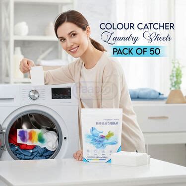 Colour Catcher Laundry Sheets Pack of 50 – Naaptol