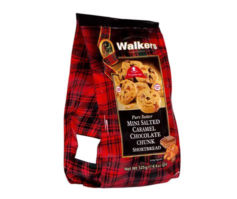Walkers Mini Salted Caramel Chocolate Chunk Shortbread Cookies, 4.4 Oz ...