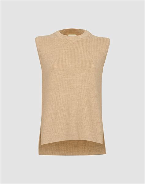 Women’s vest in merino wool/alpaca - Free shipping - Dilling