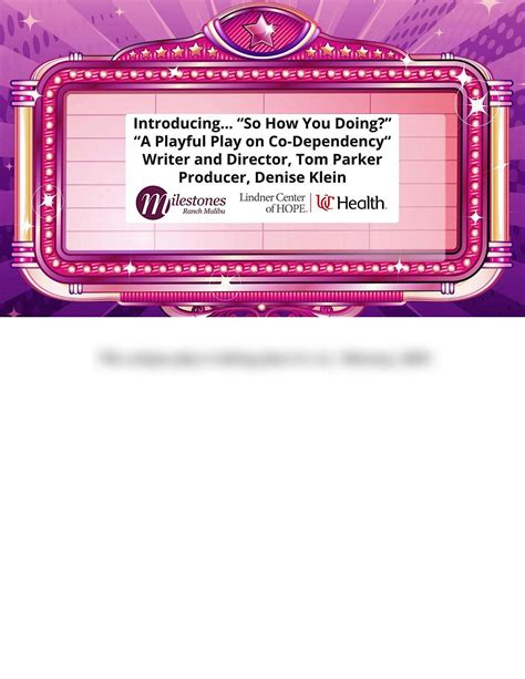 “So How You Doing?” A “Playful Play on Co-Dependency“, Santa Monica ...