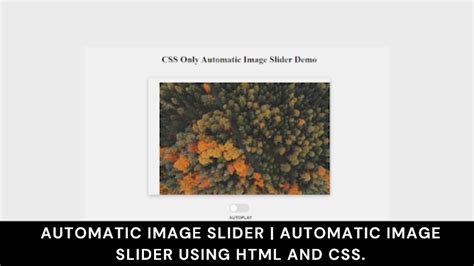 Image result for How to Insert Image Slider in CSS Using W3school