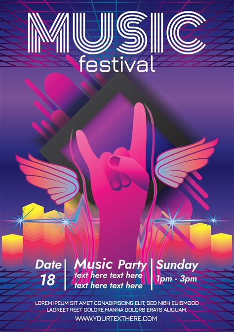 Rock Music Festival Poster