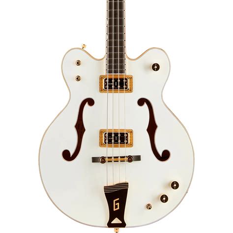 Gretsch Guitars G6136LSB White Falcon Bass Guitar White | Musician's Friend