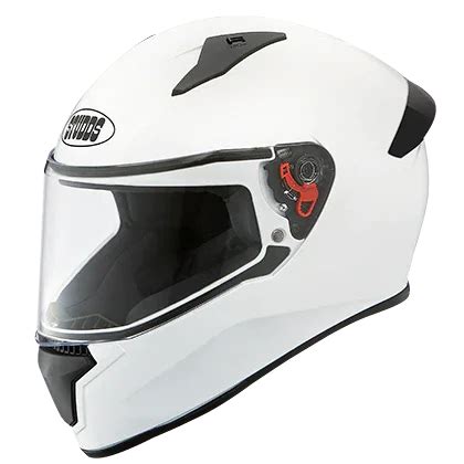 Studds Thunder White Helmet | Shop Helmets at BIKERSTORE.IN – Biker.Store