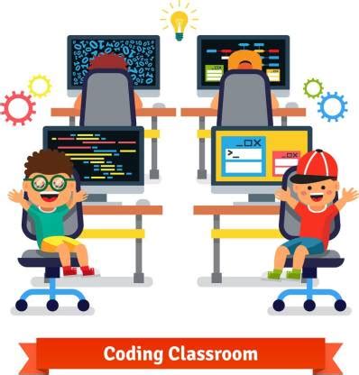 KD coding classroom Sticker Poster|| Paper Print - Educational posters ...