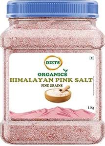 DIETS ORGANICS Himalayan Pink Salt,Fine grains rock salt mineral salt ...