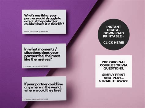 200+ Couples Trivia Questions | The Relationship Quiz for Couples