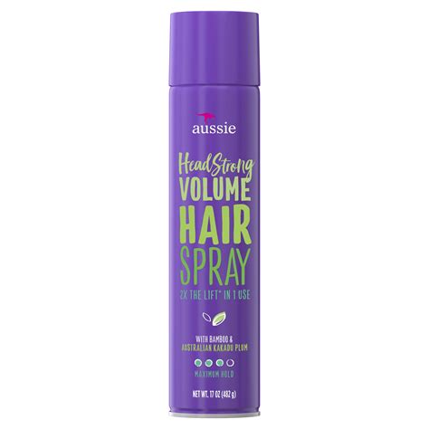 Aussie Headstrong Volume Hairspray, Maximum Hold, 17 oz - Walmart.com ...