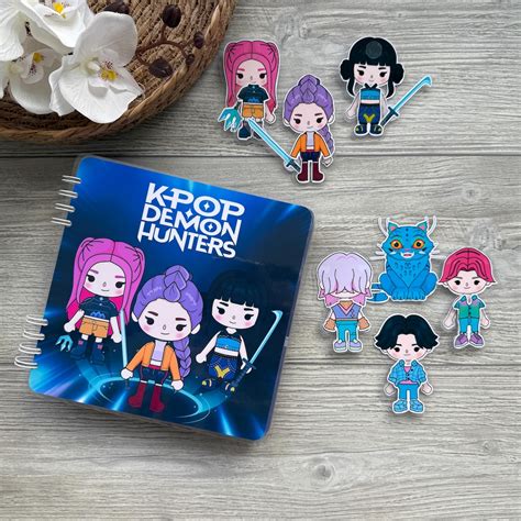 Kpop Demon Hunters Busy Book | Kpop Demon Hunter Quiet Book | Demon ...