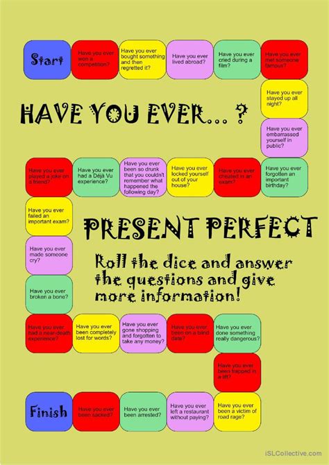 Past simple present perfect questions