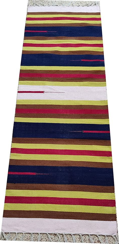 Buy Srj Handicrafts Modern Rug (Multicolour, Cotton, 2 X 6 Feet) Online ...