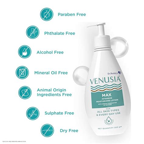 Venusia Max Intensive Moisturing Lotion, 500g