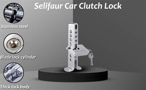 Selifaur - Stainless Steel Pedal Lock Rod or for Car Clutch Brake ...