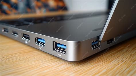 Explore Laptop Ports USBC and HDMI Connections Explained | Premium AI-generated image